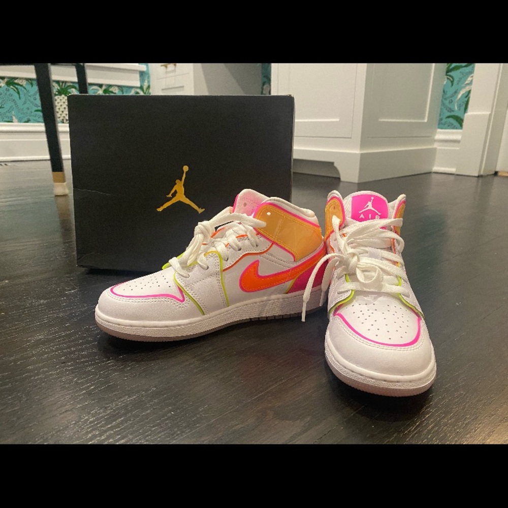 Air Jordans youth size 3.5 new with box never worn